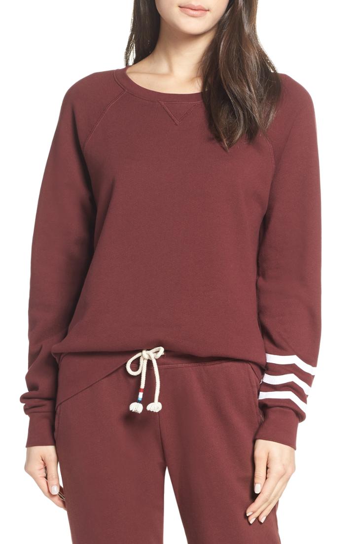 Women's Sol Angeles Essential Pullover - Burgundy