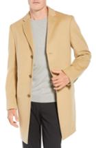 Men's John W. Nordstrom Mason Cashmere & Wool Overcoat R - Brown
