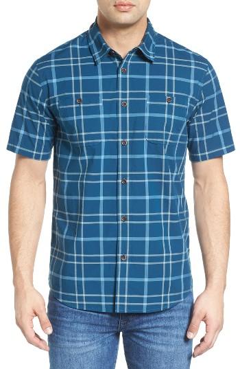 Men's Quiksilver Waterman Collection Island Job Plaid Sport Shirt