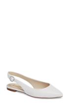 Women's Louise Et Cie Astrya Slingback Flat M - White