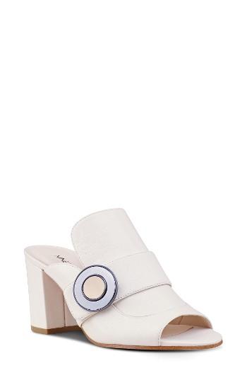 Women's Nine West Glynn Block Heel Sandal M - White