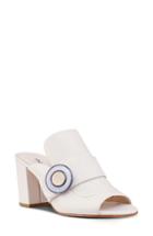 Women's Nine West Glynn Block Heel Sandal M - White