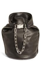 Alexander Wang Attica Dry Sack Leather Bucket Bag - Black