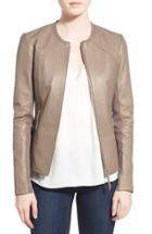 Women's Soia & Kyo Slim Fit Zip Front Leather Jacket