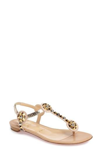 Women's Christian Louboutin Kaleidra T-strap Sandal