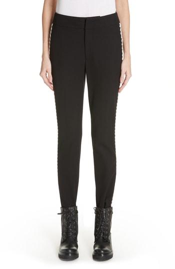 Women's Moncler Embroidered Stirrup Ski Pants Us / 38 It - Black
