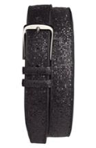 Men's Mezlan Ines Leather Belt - Black