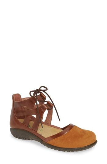 Women's Naot Kata Lace-up Sandal Us / 39eu - Brown