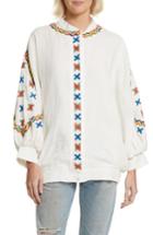 Women's All Things Mochi Jennifer Embroidered Jacket - Ivory