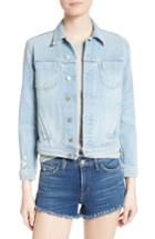 Women's L'agence Slim Fit Denim Jacket - Blue