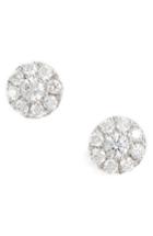 Women's Bony Levy Simple Obsessions Pave Diamond Stud Earrings (nordstrom Exclusive)