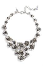 Women's Badgley Mischka Floral Bib Necklace