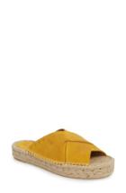 Women's Free People Tuscan Slip-on Espadrille Sandal Us / 36eu - Yellow