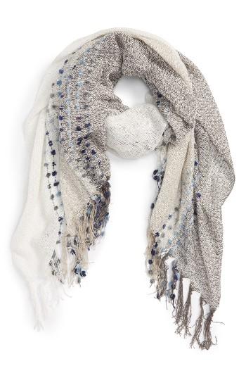 Women's Sole Society Knit Dot Scarf