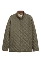 Men's Peter Millar Suffolk Quilted Water-resistant Car Coat - Green