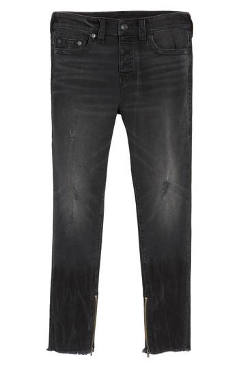 Men's True Religion Brand Jeans Finn Frayed Skinny Fit Jeans