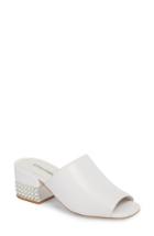 Women's Jeffrey Campbell Teseida Embellished Mule M - White
