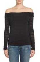 Women's 1.state Off The Shoulder Top, Size - Black