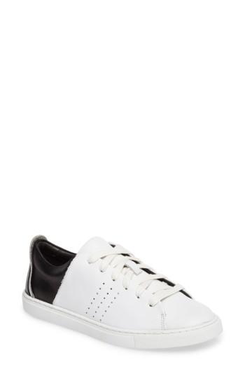 Women's Treasure & Bond Splits Two-tone Perforated Sneaker M - White