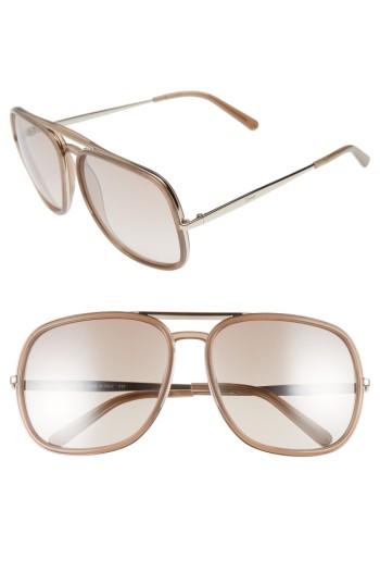 Women's Chloe 60mm Gradient Lens Navigator Sunglasses -