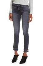Women's Hudson Jeans Nico Button Cuff Crop Cigarette Jeans - Grey