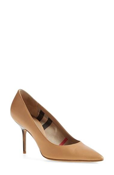 Women's Burberry 'mawdesley' Pointy Toe Pump
