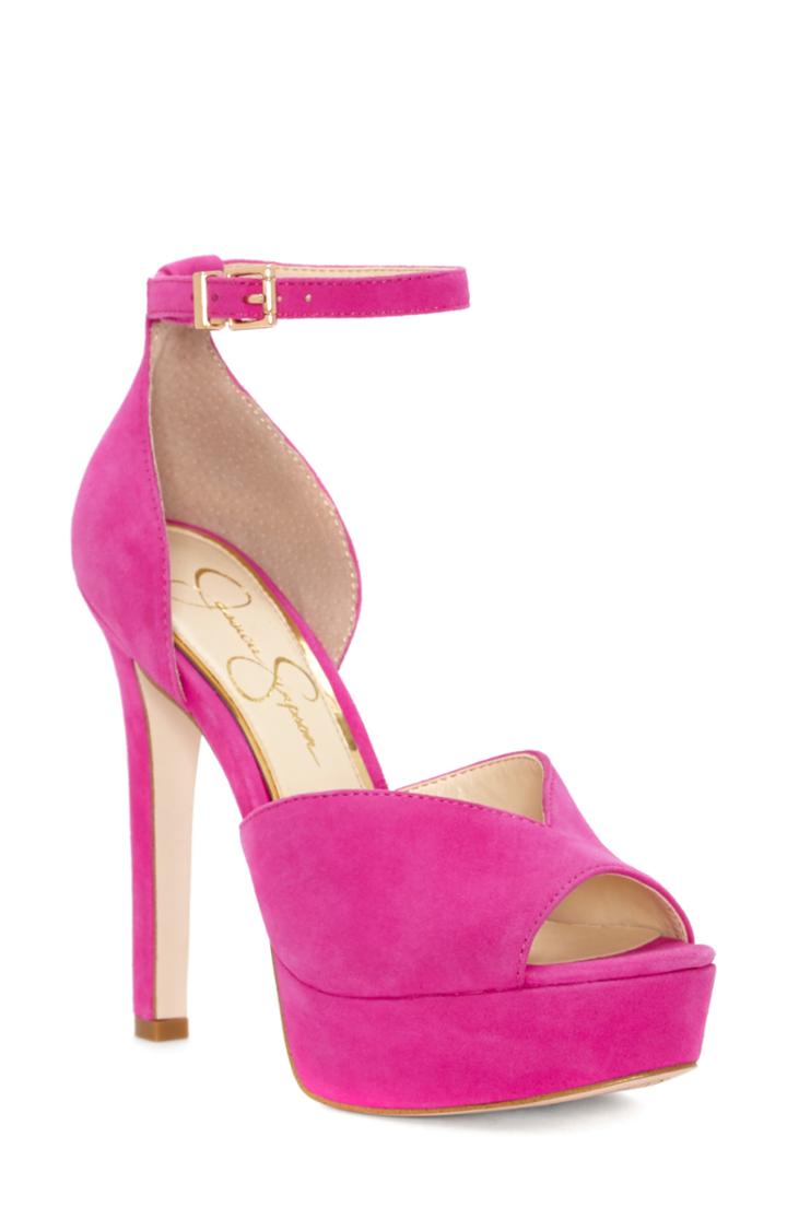 Women's Jessica Simpson Briya Platform Sandal .5 M - Pink