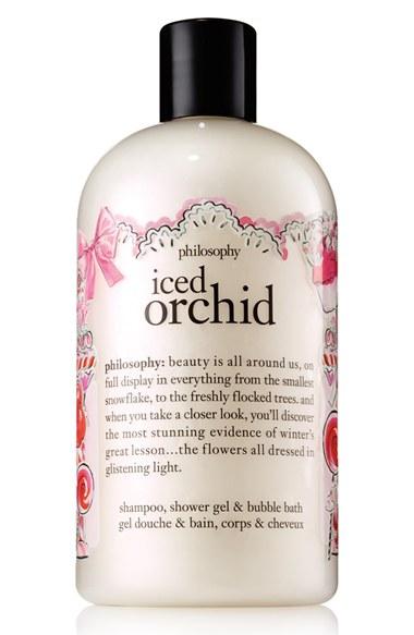 Philosophy 'iced Orchid' Shampoo, Shower Gel & Bubble Bath