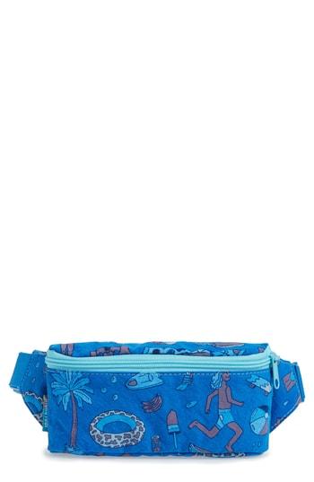 Mokuyobi Splash Town Nylon Fanny Pack - Blue