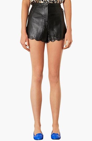 Topshop Laser Cut Shorts