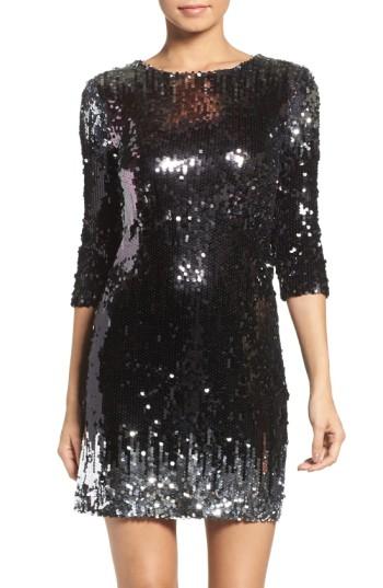 Women's Bb Dakota Elise Sequin Body-con Dress - Black
