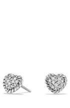 Women's David Yurman 'chatelaine' Heart Earrings With Diamonds