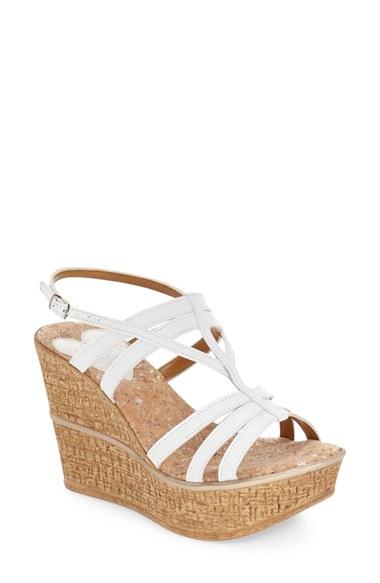 Women's Love And Liberty 'victoria' Wedge Sandal M - White