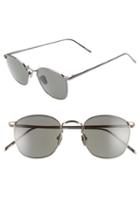 Women's Linda Farrow 48mm Square Sunglasses - Dark Nickel
