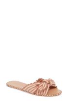 Women's Loeffler Randall Shirley Bow Slide Sandal - Metallic