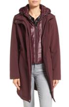 Women's Larry Levine Soft Shell Jacket - Red