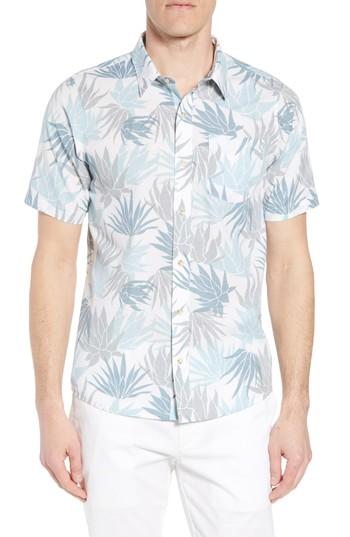 Men's Travis Mathew Monocots Regular Fit Sport Shirt - White