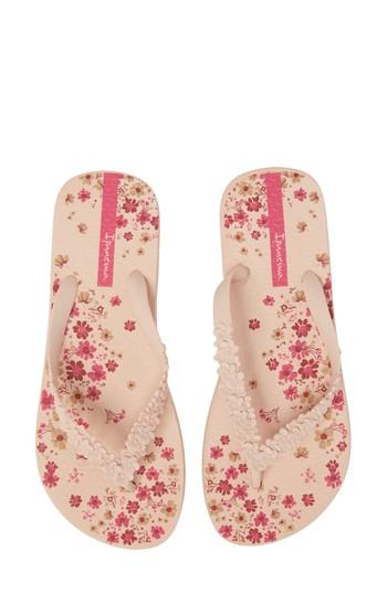 Women's Ipanema Flora Flip Flop M - Pink