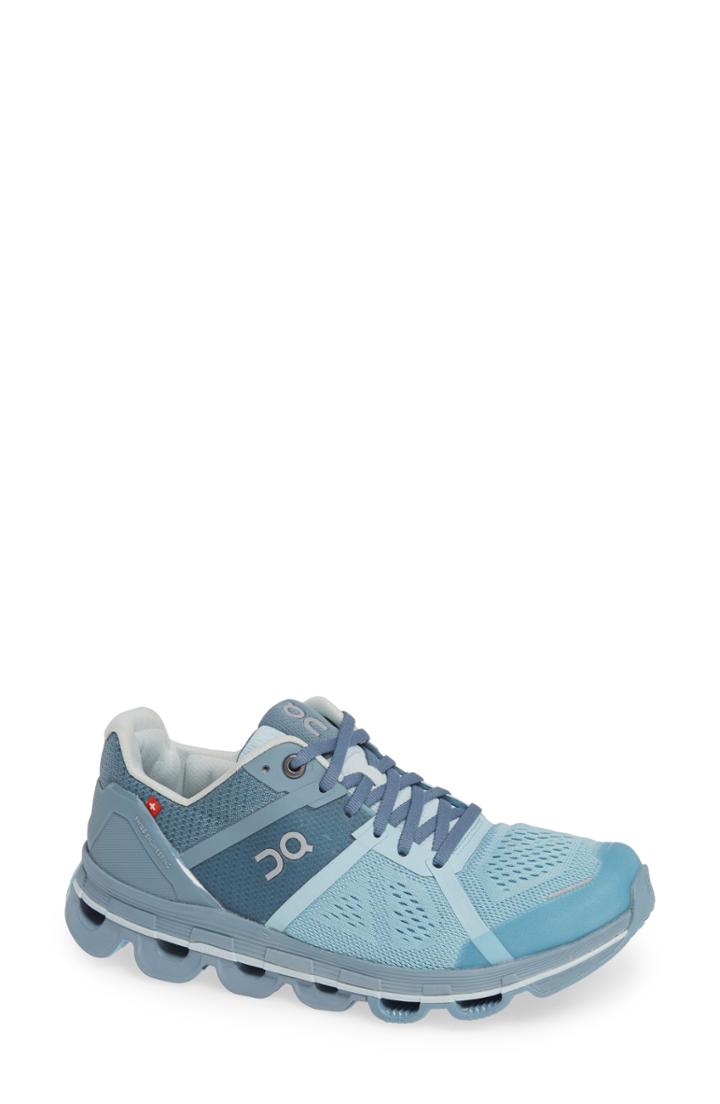 Women's On Shoes Cloudace Running Shoe B - Blue/green