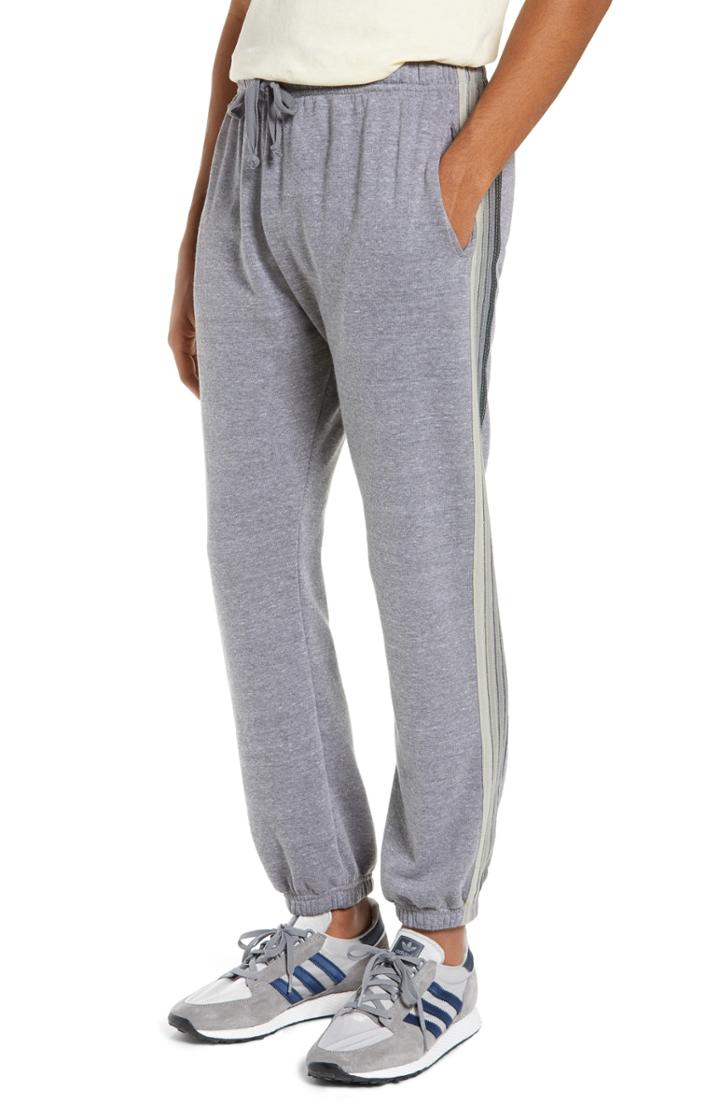 Men's Aviator Nation 5-stripe Sweatpants - Grey