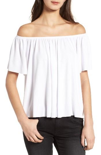 Women's Bp. Off The Shoulder Top, Size - White