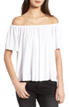 Women's Bp. Off The Shoulder Top, Size - White