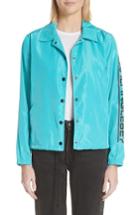 Women's Ashley Williams Parli Inglese Coach Jacket - Blue/green