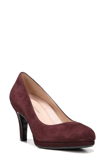 Women's Naturalizer 'michelle' Almond Toe Pump .5 W - Burgundy