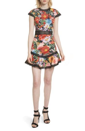 Women's Alice + Olivia Rapunzel Fit & Flare Dress - Red