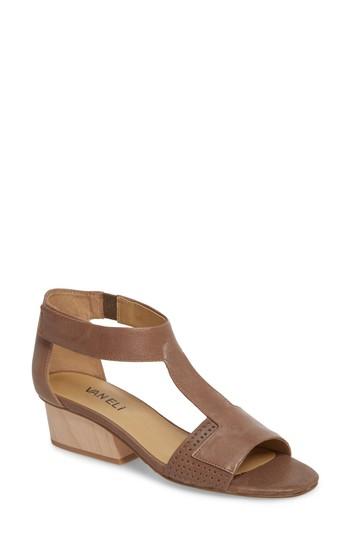 Women's Vaneli Calyx Block Heel Sandal M - Beige