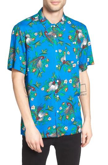 Men's Obey Paradise Print Woven Shirt