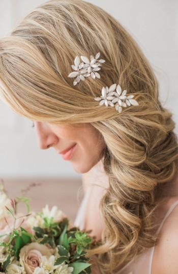 Brides & Hairpins Set Of 2 Efi Combs, Size - Metallic
