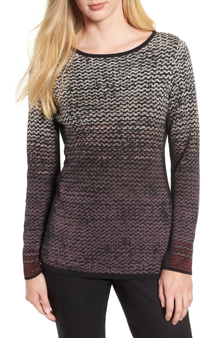 Women's Nic+zoe Pattern Stitch Sweater
