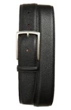 Men's Allen Edmonds Decatur Avenue Pebbled Leather Belt